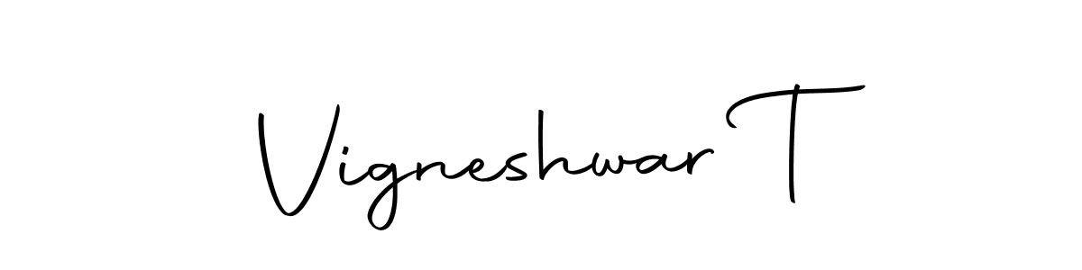 You can use this online signature creator to create a handwritten signature for the name Vigneshwar T. This is the best online autograph maker. Vigneshwar T signature style 10 images and pictures png