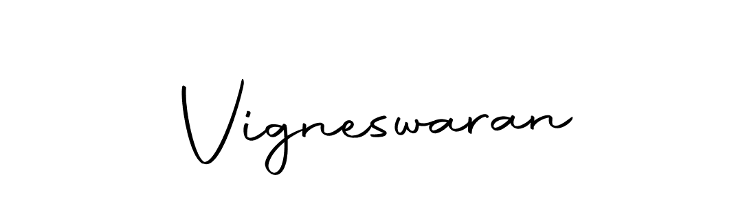 Make a beautiful signature design for name Vigneswaran. With this signature (Autography-DOLnW) style, you can create a handwritten signature for free. Vigneswaran signature style 10 images and pictures png