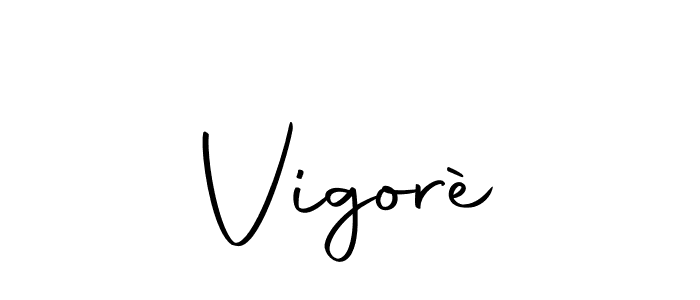 Create a beautiful signature design for name Vigorè. With this signature (Autography-DOLnW) fonts, you can make a handwritten signature for free. Vigorè signature style 10 images and pictures png