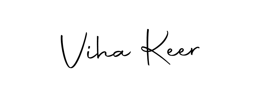 Viha Keer stylish signature style. Best Handwritten Sign (Autography-DOLnW) for my name. Handwritten Signature Collection Ideas for my name Viha Keer. Viha Keer signature style 10 images and pictures png