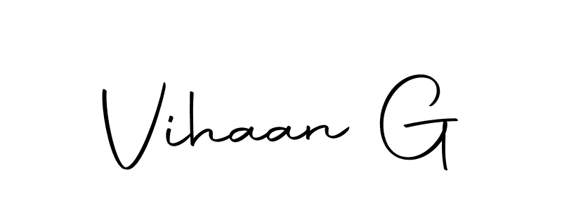 Make a short Vihaan G signature style. Manage your documents anywhere anytime using Autography-DOLnW. Create and add eSignatures, submit forms, share and send files easily. Vihaan G signature style 10 images and pictures png