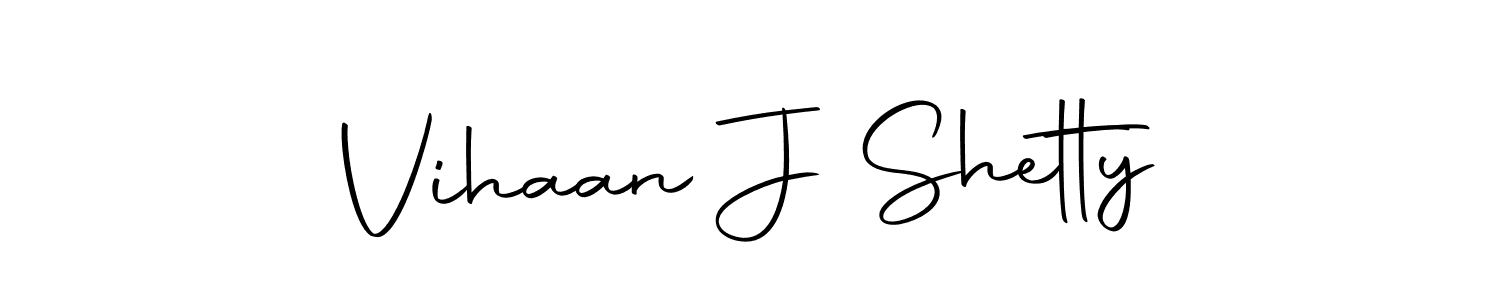 Create a beautiful signature design for name Vihaan J Shetty. With this signature (Autography-DOLnW) fonts, you can make a handwritten signature for free. Vihaan J Shetty signature style 10 images and pictures png