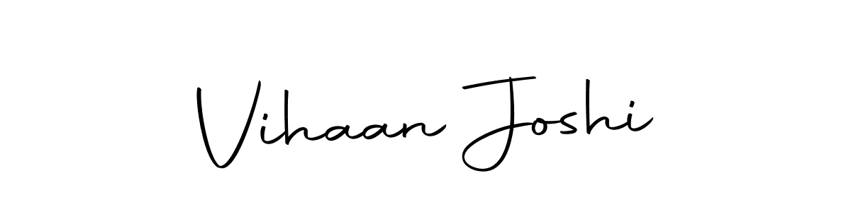 Use a signature maker to create a handwritten signature online. With this signature software, you can design (Autography-DOLnW) your own signature for name Vihaan Joshi. Vihaan Joshi signature style 10 images and pictures png