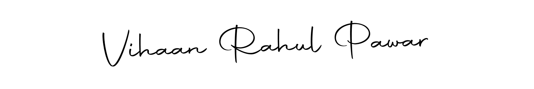 Vihaan Rahul Pawar stylish signature style. Best Handwritten Sign (Autography-DOLnW) for my name. Handwritten Signature Collection Ideas for my name Vihaan Rahul Pawar. Vihaan Rahul Pawar signature style 10 images and pictures png