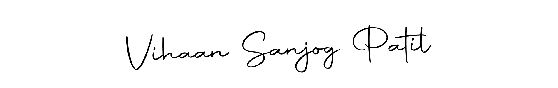 Make a short Vihaan Sanjog Patil signature style. Manage your documents anywhere anytime using Autography-DOLnW. Create and add eSignatures, submit forms, share and send files easily. Vihaan Sanjog Patil signature style 10 images and pictures png