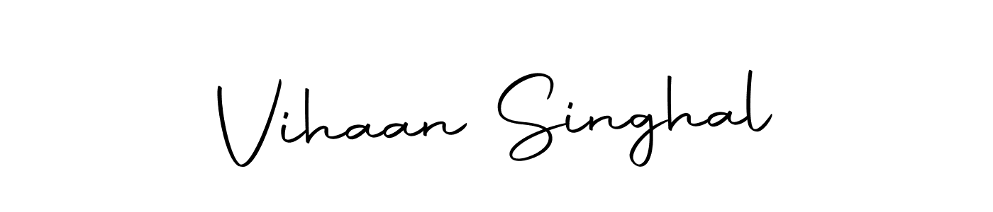 Design your own signature with our free online signature maker. With this signature software, you can create a handwritten (Autography-DOLnW) signature for name Vihaan Singhal. Vihaan Singhal signature style 10 images and pictures png