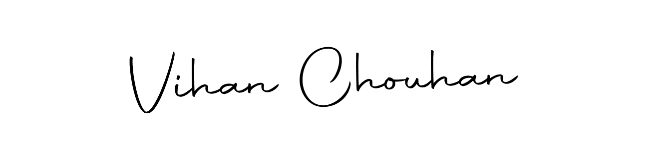 The best way (Autography-DOLnW) to make a short signature is to pick only two or three words in your name. The name Vihan Chouhan include a total of six letters. For converting this name. Vihan Chouhan signature style 10 images and pictures png