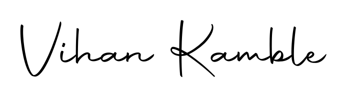 Vihan Kamble stylish signature style. Best Handwritten Sign (Autography-DOLnW) for my name. Handwritten Signature Collection Ideas for my name Vihan Kamble. Vihan Kamble signature style 10 images and pictures png