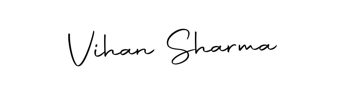 Make a beautiful signature design for name Vihan Sharma. Use this online signature maker to create a handwritten signature for free. Vihan Sharma signature style 10 images and pictures png