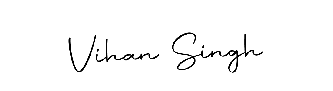 The best way (Autography-DOLnW) to make a short signature is to pick only two or three words in your name. The name Vihan Singh include a total of six letters. For converting this name. Vihan Singh signature style 10 images and pictures png