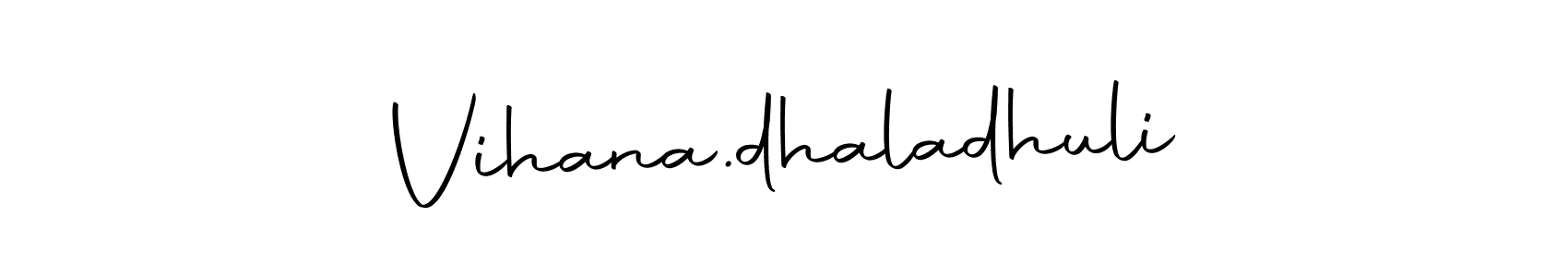 Here are the top 10 professional signature styles for the name Vihana.dhaladhuli. These are the best autograph styles you can use for your name. Vihana.dhaladhuli signature style 10 images and pictures png