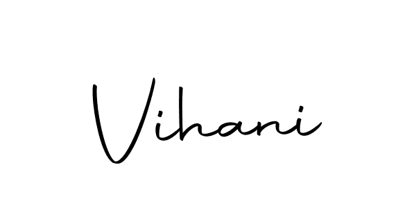 Also we have Vihani name is the best signature style. Create professional handwritten signature collection using Autography-DOLnW autograph style. Vihani signature style 10 images and pictures png
