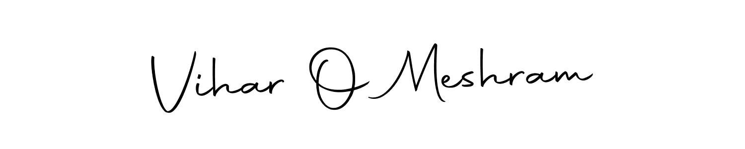 Make a beautiful signature design for name Vihar O Meshram. Use this online signature maker to create a handwritten signature for free. Vihar O Meshram signature style 10 images and pictures png