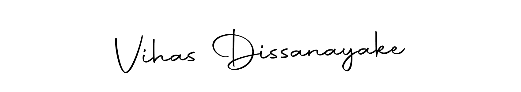 Use a signature maker to create a handwritten signature online. With this signature software, you can design (Autography-DOLnW) your own signature for name Vihas Dissanayake. Vihas Dissanayake signature style 10 images and pictures png
