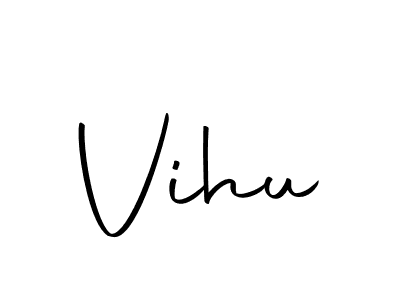 Make a beautiful signature design for name Vihu. Use this online signature maker to create a handwritten signature for free. Vihu signature style 10 images and pictures png