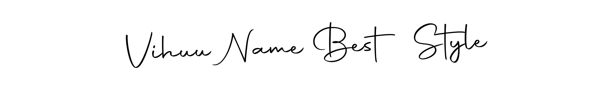 You can use this online signature creator to create a handwritten signature for the name Vihuu Name Best Style. This is the best online autograph maker. Vihuu Name Best Style signature style 10 images and pictures png
