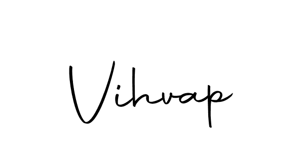 Similarly Autography-DOLnW is the best handwritten signature design. Signature creator online .You can use it as an online autograph creator for name Vihvap. Vihvap signature style 10 images and pictures png