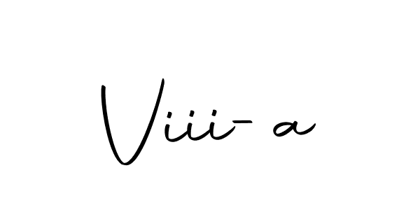 Create a beautiful signature design for name Viii-a. With this signature (Autography-DOLnW) fonts, you can make a handwritten signature for free. Viii-a signature style 10 images and pictures png