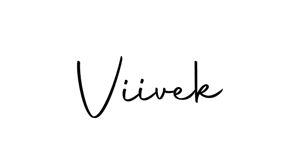 if you are searching for the best signature style for your name Viivek. so please give up your signature search. here we have designed multiple signature styles  using Autography-DOLnW. Viivek signature style 10 images and pictures png
