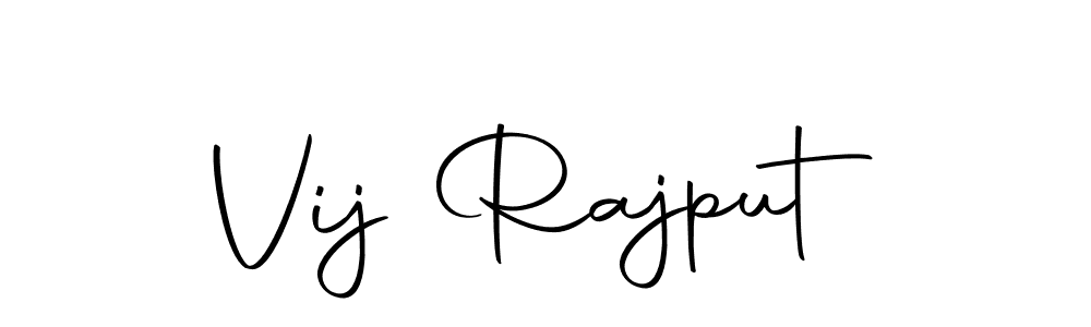 Use a signature maker to create a handwritten signature online. With this signature software, you can design (Autography-DOLnW) your own signature for name Vij Rajput. Vij Rajput signature style 10 images and pictures png