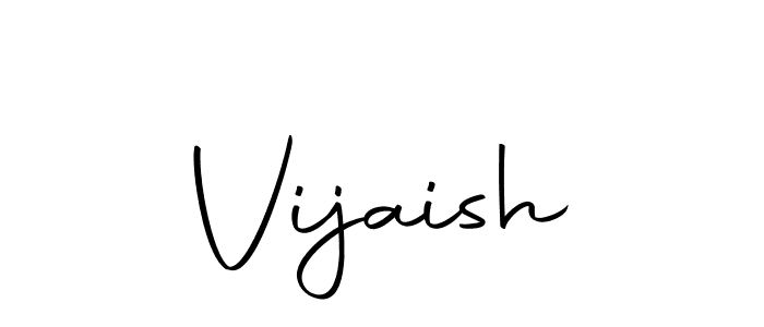 Create a beautiful signature design for name Vijaish. With this signature (Autography-DOLnW) fonts, you can make a handwritten signature for free. Vijaish signature style 10 images and pictures png