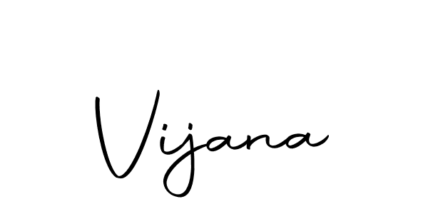 Use a signature maker to create a handwritten signature online. With this signature software, you can design (Autography-DOLnW) your own signature for name Vijana. Vijana signature style 10 images and pictures png