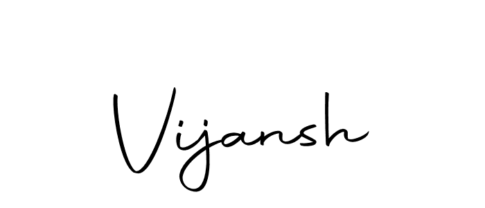 Vijansh stylish signature style. Best Handwritten Sign (Autography-DOLnW) for my name. Handwritten Signature Collection Ideas for my name Vijansh. Vijansh signature style 10 images and pictures png