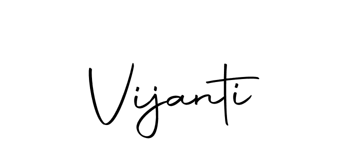 Make a beautiful signature design for name Vijanti. With this signature (Autography-DOLnW) style, you can create a handwritten signature for free. Vijanti signature style 10 images and pictures png