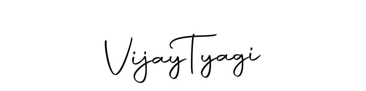 You should practise on your own different ways (Autography-DOLnW) to write your name (Vijay  Tyagi) in signature. don't let someone else do it for you. Vijay  Tyagi signature style 10 images and pictures png