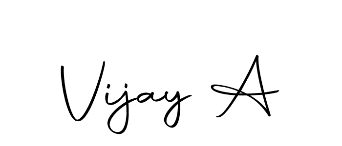 Make a beautiful signature design for name Vijay A. Use this online signature maker to create a handwritten signature for free. Vijay A signature style 10 images and pictures png