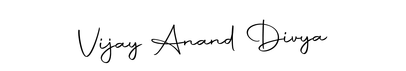 Here are the top 10 professional signature styles for the name Vijay Anand Divya. These are the best autograph styles you can use for your name. Vijay Anand Divya signature style 10 images and pictures png
