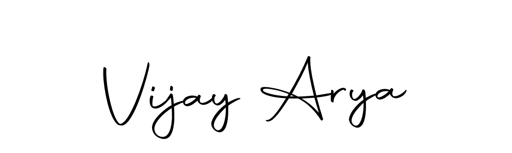 You should practise on your own different ways (Autography-DOLnW) to write your name (Vijay Arya) in signature. don't let someone else do it for you. Vijay Arya signature style 10 images and pictures png