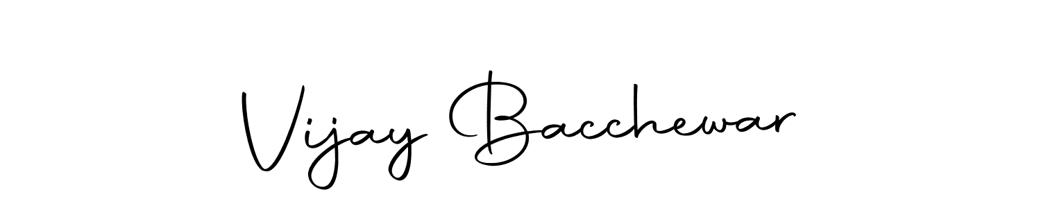 Design your own signature with our free online signature maker. With this signature software, you can create a handwritten (Autography-DOLnW) signature for name Vijay Bacchewar. Vijay Bacchewar signature style 10 images and pictures png