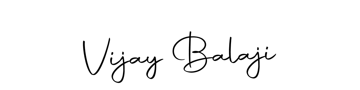 How to make Vijay Balaji name signature. Use Autography-DOLnW style for creating short signs online. This is the latest handwritten sign. Vijay Balaji signature style 10 images and pictures png