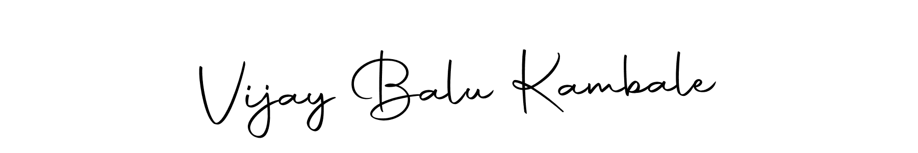 Design your own signature with our free online signature maker. With this signature software, you can create a handwritten (Autography-DOLnW) signature for name Vijay Balu Kambale. Vijay Balu Kambale signature style 10 images and pictures png