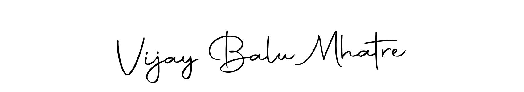 You should practise on your own different ways (Autography-DOLnW) to write your name (Vijay Balu Mhatre) in signature. don't let someone else do it for you. Vijay Balu Mhatre signature style 10 images and pictures png