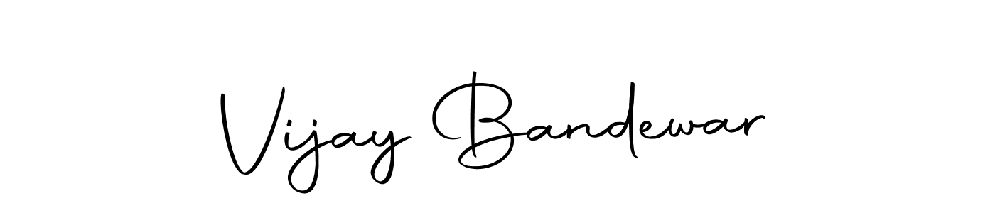 Make a beautiful signature design for name Vijay Bandewar. Use this online signature maker to create a handwritten signature for free. Vijay Bandewar signature style 10 images and pictures png