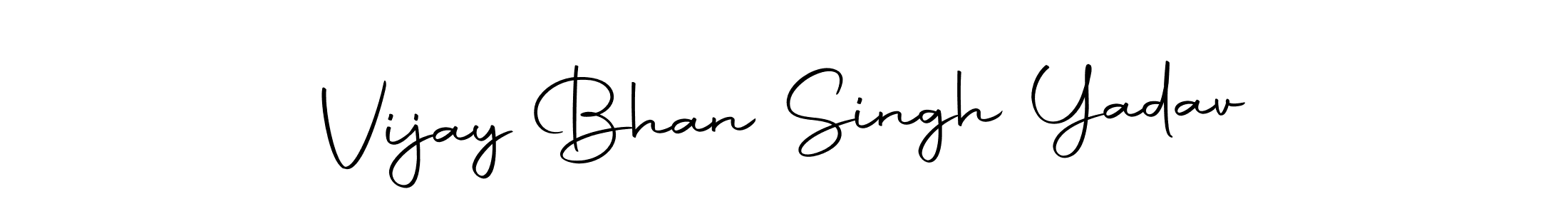Design your own signature with our free online signature maker. With this signature software, you can create a handwritten (Autography-DOLnW) signature for name Vijay Bhan Singh Yadav. Vijay Bhan Singh Yadav signature style 10 images and pictures png