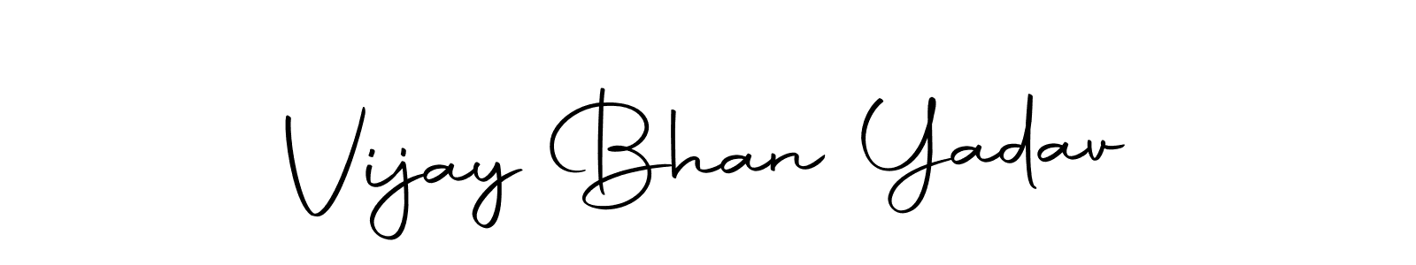 How to make Vijay Bhan Yadav signature? Autography-DOLnW is a professional autograph style. Create handwritten signature for Vijay Bhan Yadav name. Vijay Bhan Yadav signature style 10 images and pictures png