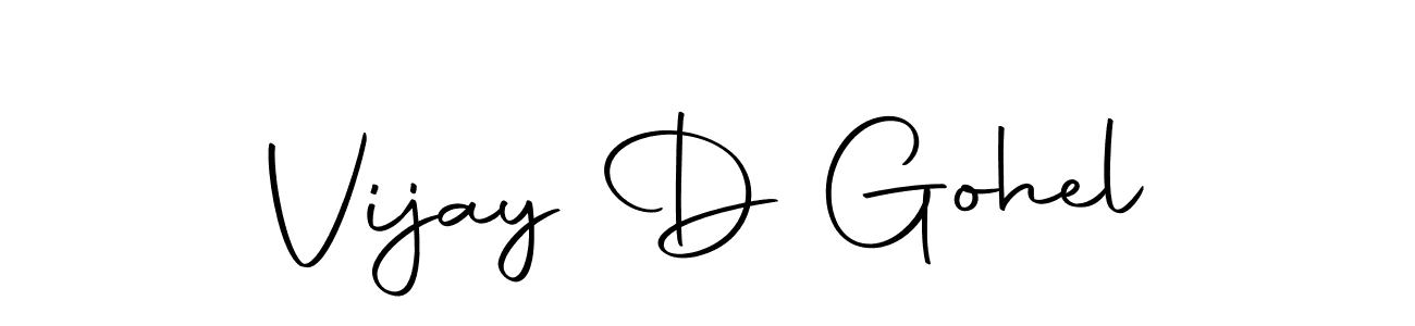 It looks lik you need a new signature style for name Vijay D Gohel. Design unique handwritten (Autography-DOLnW) signature with our free signature maker in just a few clicks. Vijay D Gohel signature style 10 images and pictures png