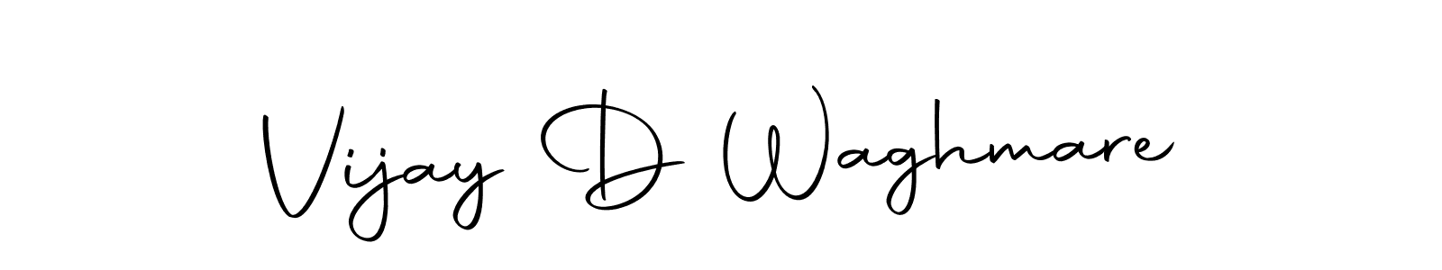 Design your own signature with our free online signature maker. With this signature software, you can create a handwritten (Autography-DOLnW) signature for name Vijay D Waghmare. Vijay D Waghmare signature style 10 images and pictures png