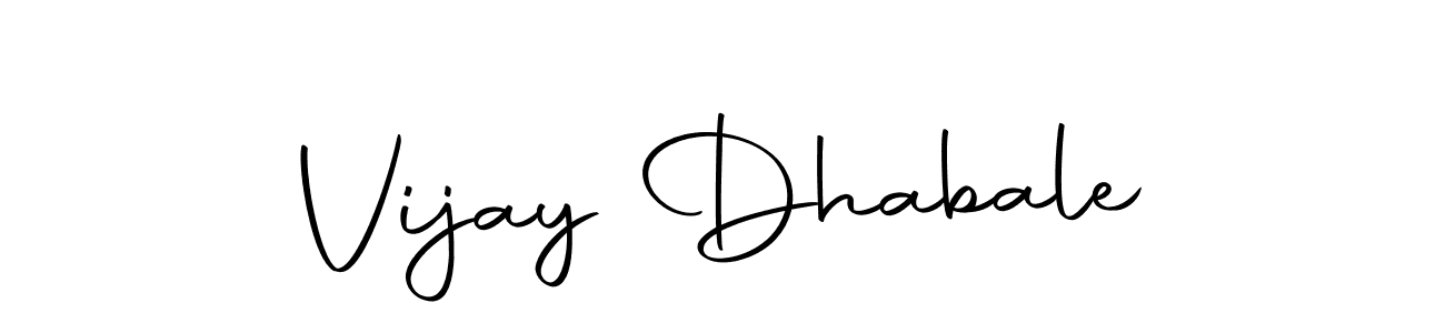 Make a beautiful signature design for name Vijay Dhabale. With this signature (Autography-DOLnW) style, you can create a handwritten signature for free. Vijay Dhabale signature style 10 images and pictures png