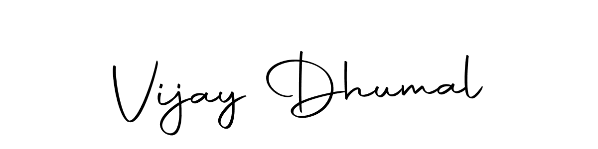 Design your own signature with our free online signature maker. With this signature software, you can create a handwritten (Autography-DOLnW) signature for name Vijay Dhumal. Vijay Dhumal signature style 10 images and pictures png