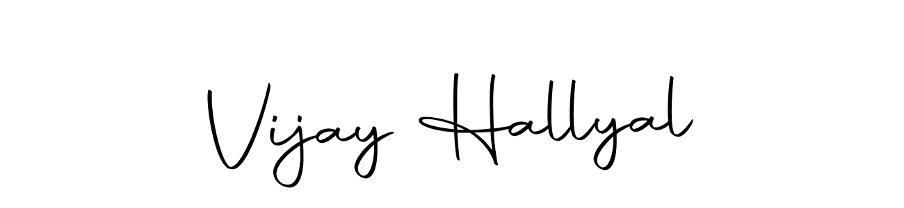 You can use this online signature creator to create a handwritten signature for the name Vijay Hallyal. This is the best online autograph maker. Vijay Hallyal signature style 10 images and pictures png