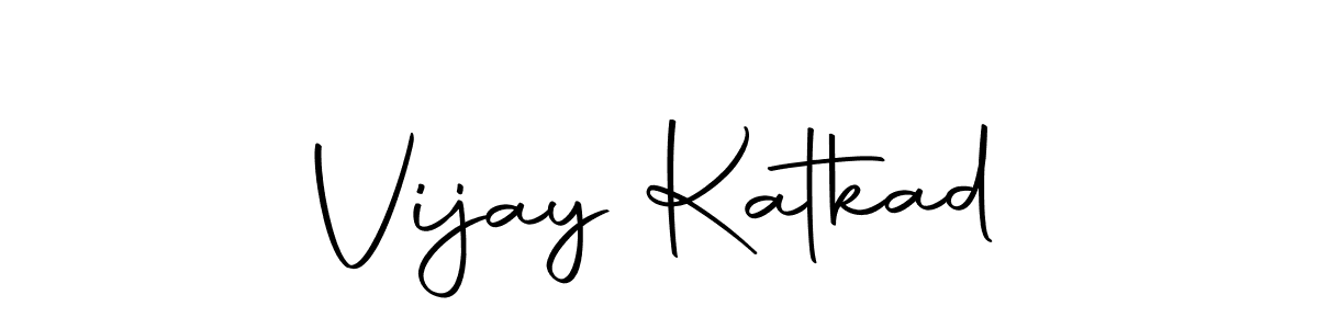 Design your own signature with our free online signature maker. With this signature software, you can create a handwritten (Autography-DOLnW) signature for name Vijay Katkad. Vijay Katkad signature style 10 images and pictures png