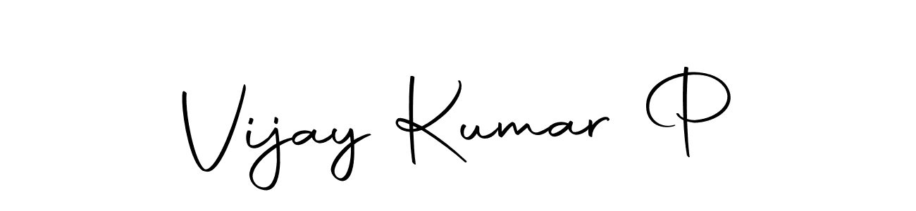 You should practise on your own different ways (Autography-DOLnW) to write your name (Vijay Kumar P) in signature. don't let someone else do it for you. Vijay Kumar P signature style 10 images and pictures png