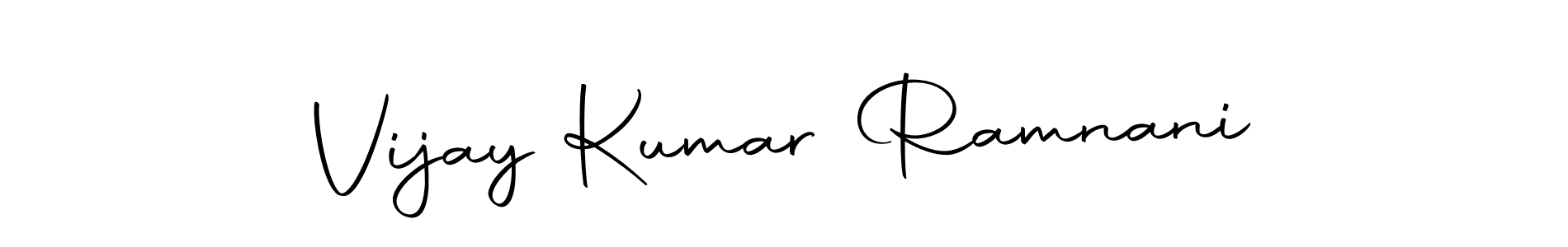 Also we have Vijay Kumar Ramnani name is the best signature style. Create professional handwritten signature collection using Autography-DOLnW autograph style. Vijay Kumar Ramnani signature style 10 images and pictures png