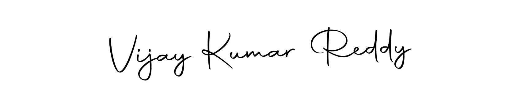 Create a beautiful signature design for name Vijay Kumar Reddy. With this signature (Autography-DOLnW) fonts, you can make a handwritten signature for free. Vijay Kumar Reddy signature style 10 images and pictures png
