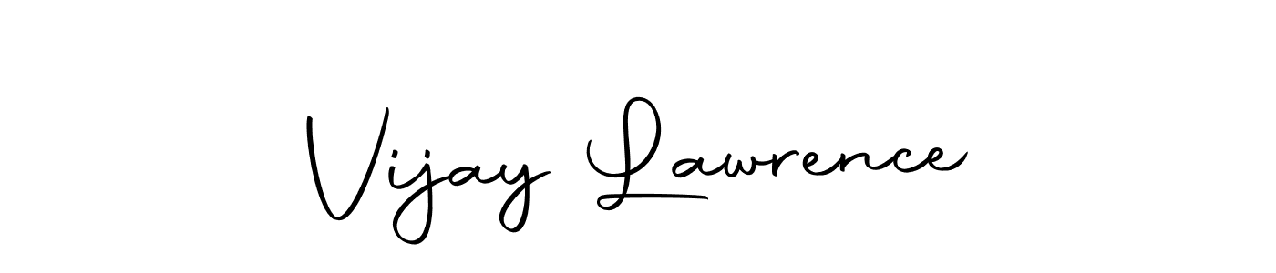Design your own signature with our free online signature maker. With this signature software, you can create a handwritten (Autography-DOLnW) signature for name Vijay Lawrence. Vijay Lawrence signature style 10 images and pictures png