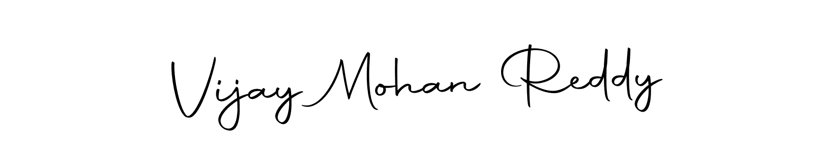 Use a signature maker to create a handwritten signature online. With this signature software, you can design (Autography-DOLnW) your own signature for name Vijay Mohan Reddy. Vijay Mohan Reddy signature style 10 images and pictures png